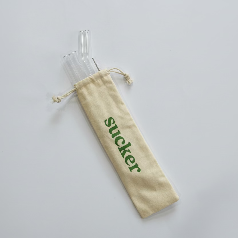 Travel Glass Combo Straw Set