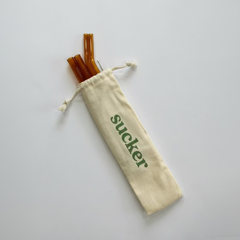 Travel Glass Combo Straw Set