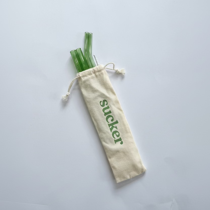 Travel Glass Combo Straw Set