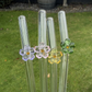 Wildflower Glass Straws